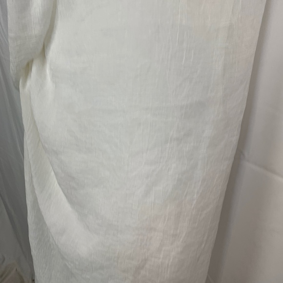 NWT HELMUT LANG White C04HC602 Sleeveless Flowy Lined Drape Dress NWT - Picture 9 of 16